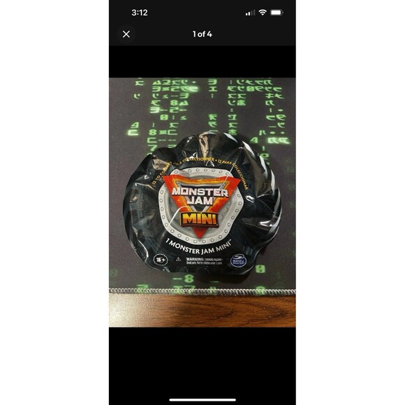 2025 MONSTER JAM MINI Series 18 - SPARKLE SMASH CHASE NEW 182 - Picture 2 of 4